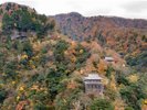 三徳山 投入堂 秋の風景(橋津屋より車で15分)