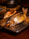 川魚の塩焼きは絶品