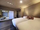 サウナ温泉露天風呂付和洋室◆広々とした寛ぎの空間