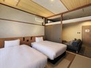 バス付き和洋室◆落ち着く色合いのお部屋