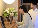 フロント◆スマートチェックイン、スマートキーシステムを導入しております