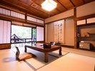 西書院特別室B(18畳+洗面所+トイレ)空調・Wi-Fi付一例