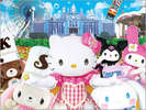 ハーモニーランドへGO♪商標登録'76,'91,'02,'04,'05,'10 SANRIO CO.,LTD.APPROVAL No.T51081202