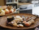 地獄蒸し料理