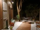 夜のテラス夜景