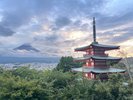 【周辺観光】新倉山浅間公園 忠霊塔。富士山と五重塔という日本を代表するアイコンがセットが絶景