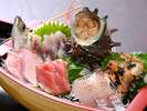 【新鮮なお刺身も食べたい!方へ】オプションで1人前刺盛(一例)