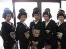 正装(黒留袖)の那須温泉の芸妓さん
