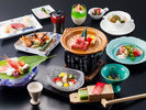 豊かな自然の中で育まれたA4ランクの能登牛ロース陶板焼をメインにした、仁三郎美食会席