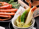 【デラックス蟹会席 雪の舞】蟹蓑揚げ 春巻き