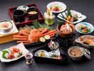 【かに姿盛り】まるごと一杯蟹姿盛り付・季節会席で北陸の味覚を贅沢に味わう♪