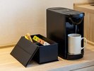 【備品】コーヒーマシン・デラックスツインルームのみ客室内にコーヒーマシンをご用意しております。