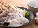 <ライブキッチン>真鯛のしゃぶしゃぶ