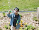 貸出遊具(バドミントンやフリスビー等)でアクティブにお楽しみください。