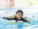 天候も心配なく楽しめる屋内温水プール
