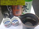 食事会場限定の特選新潟冷酒。宿泊しないと飲めない特注酒も。※専任注ぎ手不在時は提供不可。食事会場限定