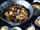 【和定食】「黒瀬ぶりの磯バター醤油焼きとチリメンご飯」■時間/6時〜10時