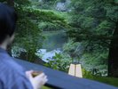 【せせらきラウンジ】温泉後の湯涼みにもぴったり
