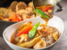 夕食:春メニュー 狩人風スープカレー
