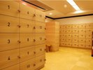 女性大浴場 脱衣所鍵付きロッカー完備