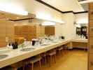 男性大浴場 パウダールーム