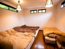 8帖ゲストルーム ベッド※通常バンガローとは、異なります。