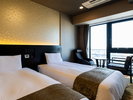 高層階デラックスツインルーム