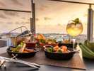 【SKY BAR AUGUST MOON】※料理内容や器は季節や仕入れ状況等により変わる場合がございます。