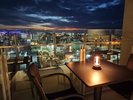 【SKY BAR AUGUST MOON】スカイデッキからの夜景