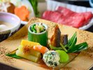 料理長が山陰の美味を選りすぐり作られる季節の会席料理 ※「えにし」会席:春