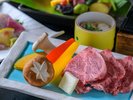 当館人気の「しまね和牛」をお客様のお好みの焼き加減でお召し上がりいただけます