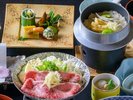 <えにし>鍋で温まる、冬のえにし会席をどうぞご堪能ください。