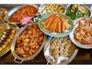 ■夕食バイキング一例■