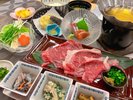 いろどり御膳:宮若牛のしゃぶしゃぶ