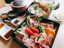 屋内「七輪」炭火焼
