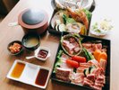屋内炭火焼「七輪」にて