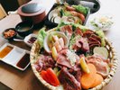 屋内「七輪」炭火焼