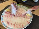 特別メニュー:刺身お頭付き