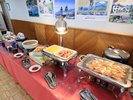 朝食ハーフバイキング