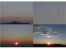 美ヶ原高原からの夕景。