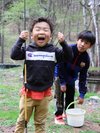 釣り堀で釣った岩魚をみんなで食べよう!