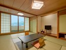【別亭 夕凪】客室一例|ゆったりとくつろげる和室12畳