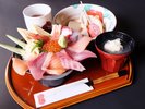 朝食券限定お得な海鮮丼セット