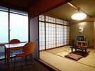 海を眺めながらの癒しの時間♪和室8畳+ミニリビングのお部屋2-4名様に最適