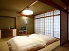 全室オーシャンビューの和室12畳タイプ ゆったりとお休みいただけます。