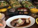 アワビの踊り焼き・金目の姿煮プラン+90分飲み放題付き