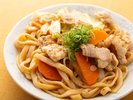 ホルモン焼きうどん