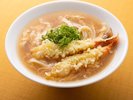 海老天かき玉うどん