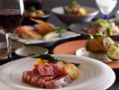 【ステーキハウス蘭】鳥取黒毛和牛と、フレッシュなシーフードに旬の地物野菜。コースで味わう至福の時間。