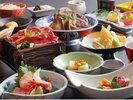【梅会席一例】旬のものを料理長お任せでリーズナブルに ※日によって献立が変わります。